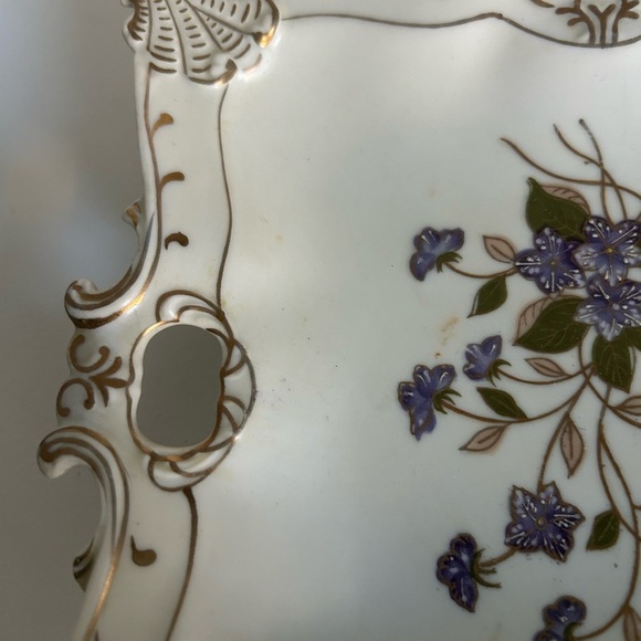 Hand Painted Vintage Lefton China Decorative Plate 2560 - Picture 3 of 7